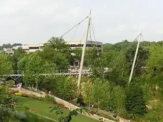 Liberty Bridge at Falls Park on the Reedy