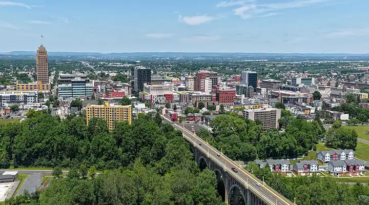A local view of Allentown, PA