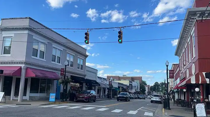 A local view of Apex, NC