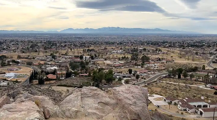 A local view of Apple Valley, CA