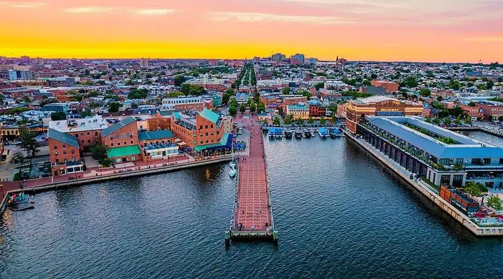 A local view of Baltimore, MD