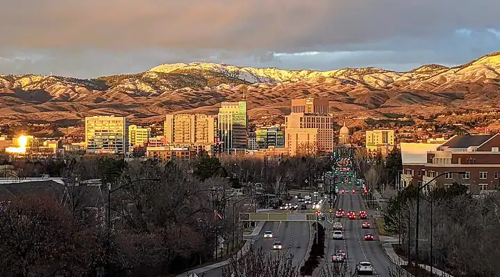 A local view of Boise, ID