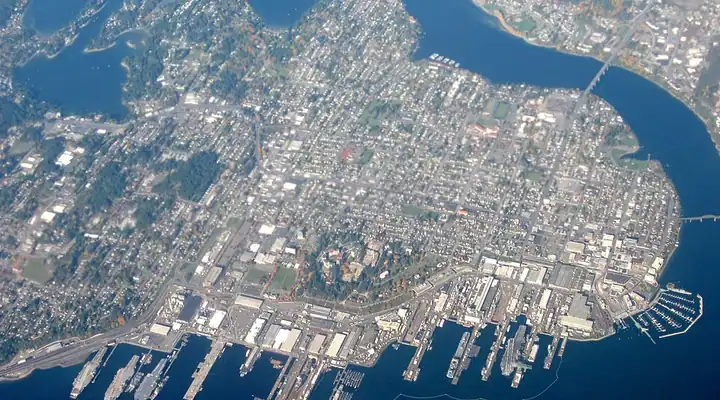 A local view of Bremerton, WA