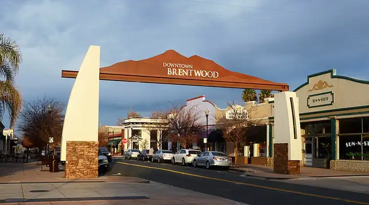 A local view of Brentwood, CA