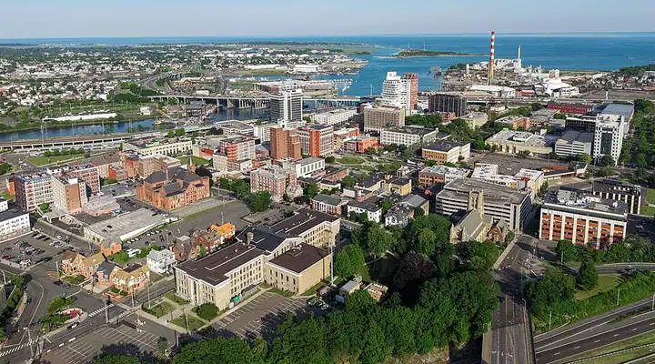 A local view of Bridgeport, CT