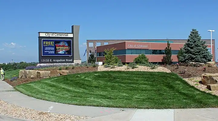 A local view of Centennial, CO