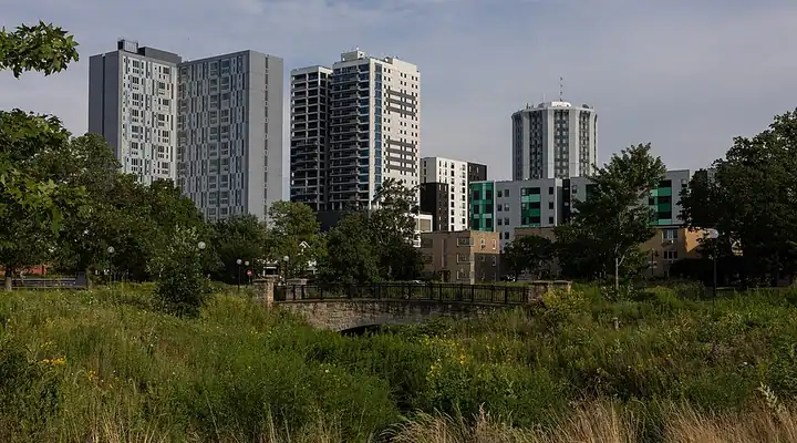 A local view of Champaign, IL
