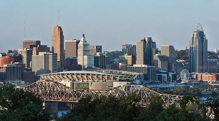 A local view of Cincinnati, OH