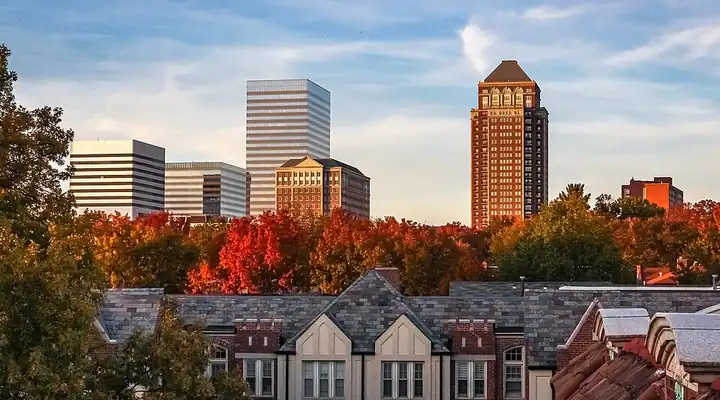 A local view of Clayton, MO
