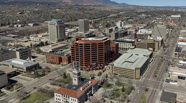 A local view of Colorado Springs, CO