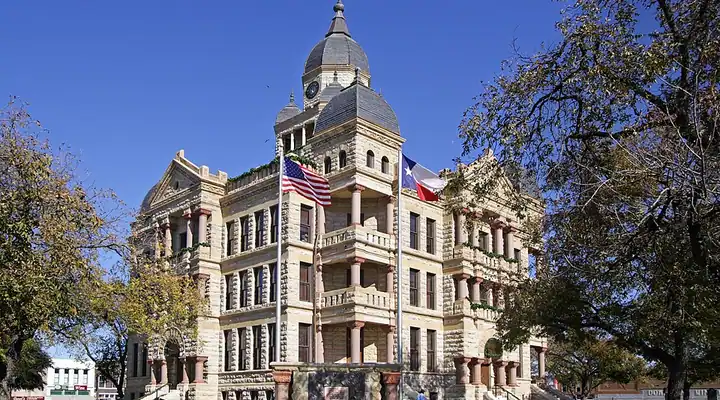 A local view of Denton, TX