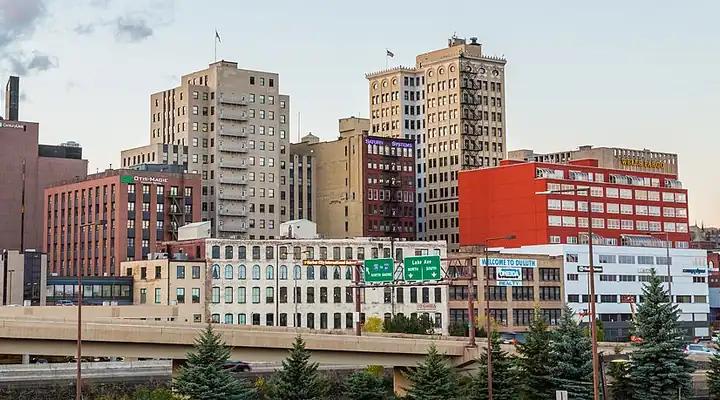 A local view of Duluth, MN