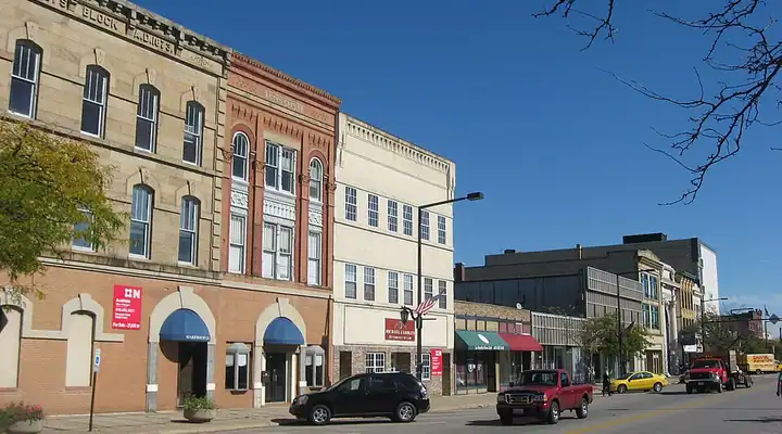A local view of Elyria, OH