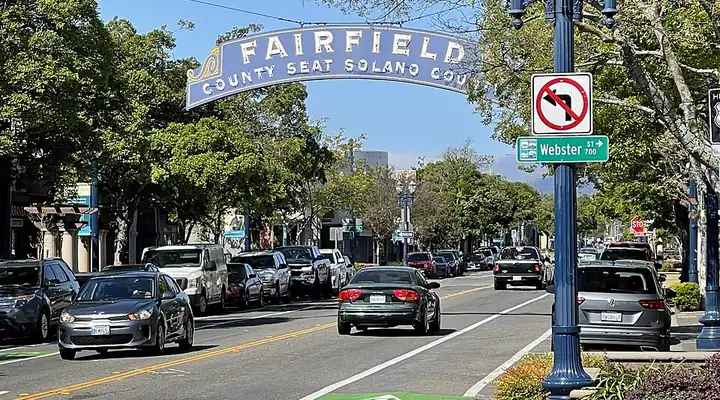A local view of Fairfield, CA