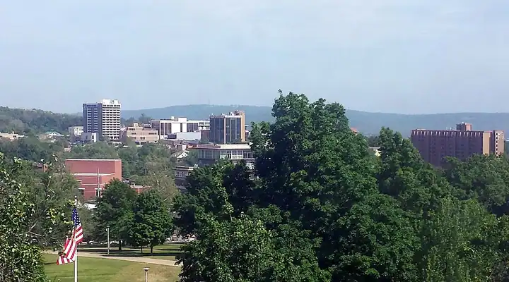 A local view of Fayetteville, AR
