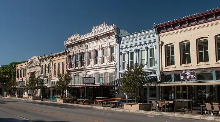 A local view of Georgetown, TX