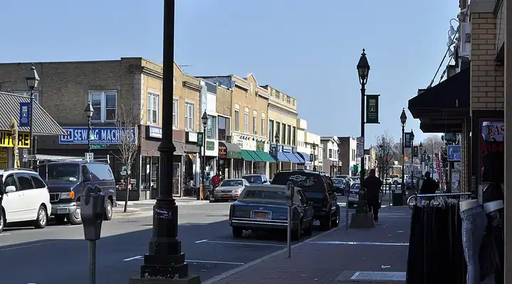 A local view of Hempstead, NY
