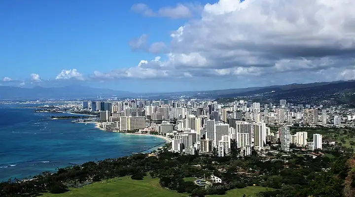 A local view of Honolulu, HI