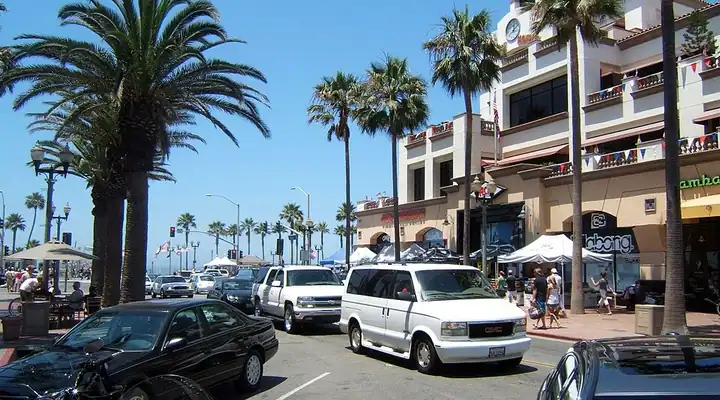 A local view of Huntington Beach, CA