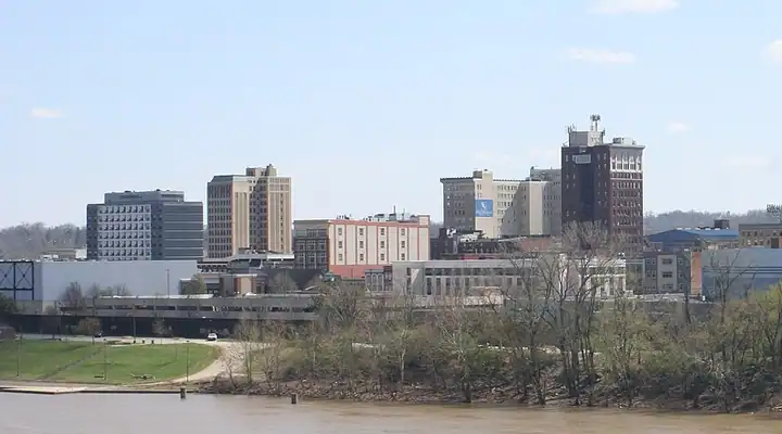 A local view of Huntington, WV