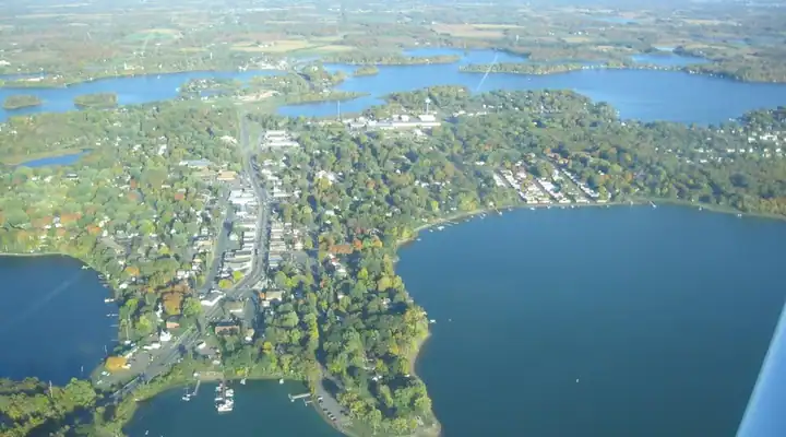 A local view of Lindstrom, MN