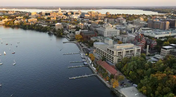 A local view of Madison, WI