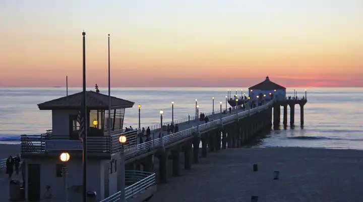 A local view of Manhattan Beach, CA