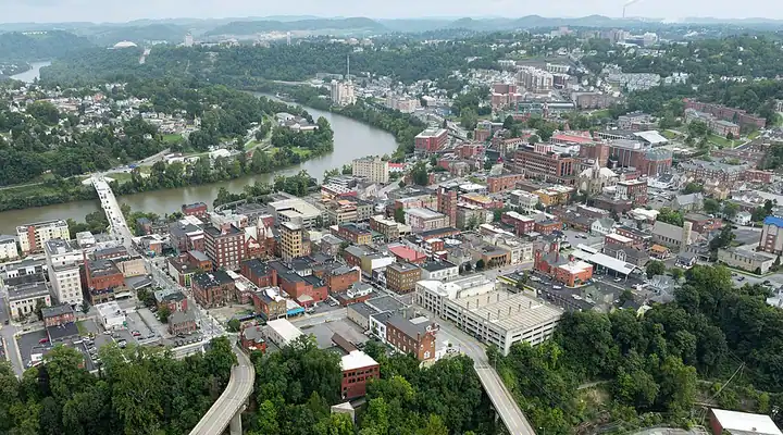 A local view of Morgantown, WV