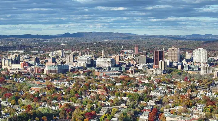 A local view of New Haven, CT