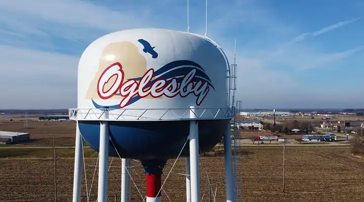 A local view of Oglesby, IL