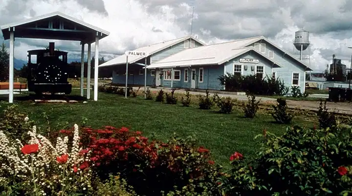 A local view of Palmer, AK