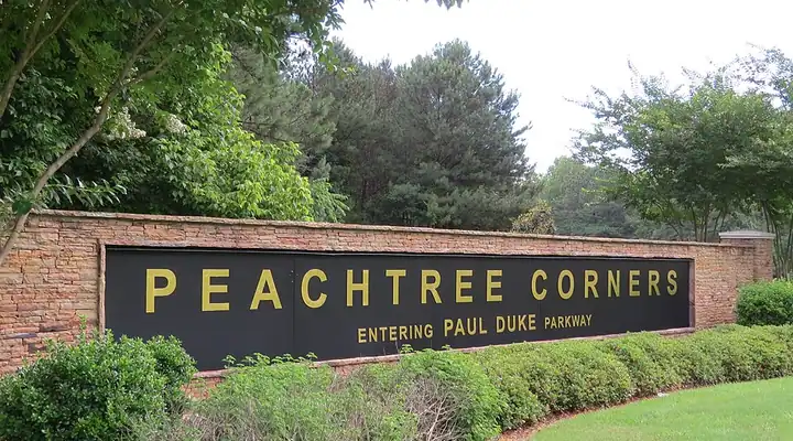 A local view of Peachtree Corners, GA