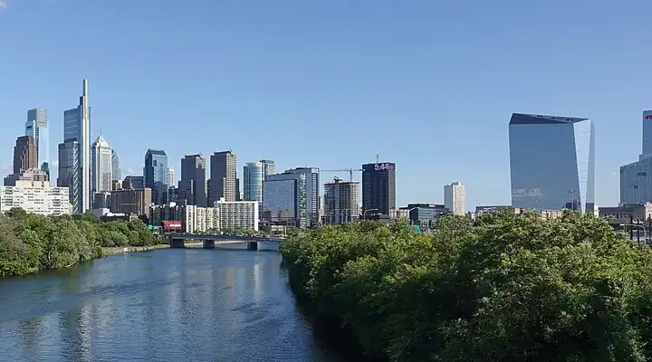 A local view of Philadelphia, PA