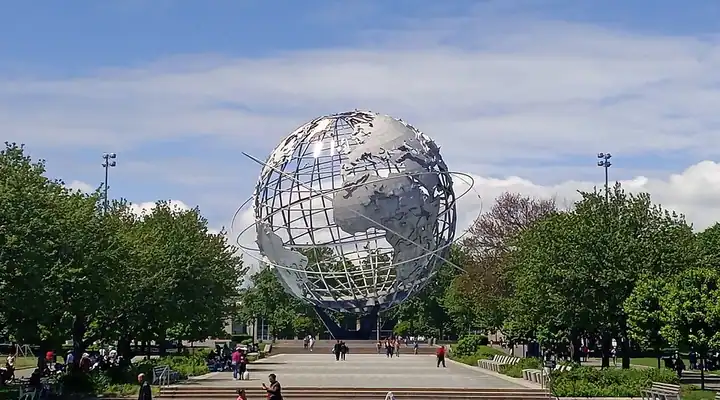 The Unisphere at Flushing Meadows–Corona Park in Queens, New York