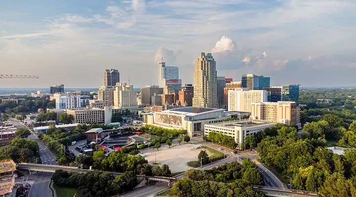 A local view of Raleigh, NC