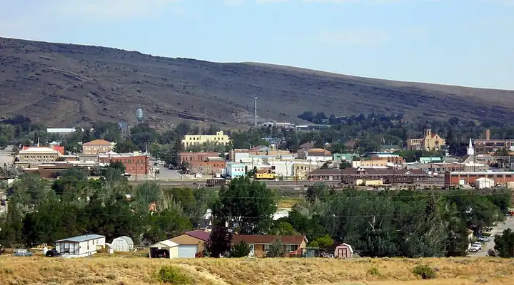 A local view of Rawlins, WY