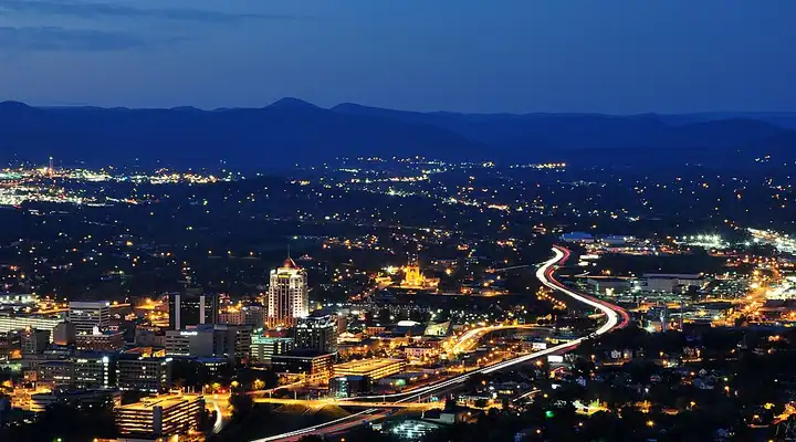 A local view of Roanoke, VA