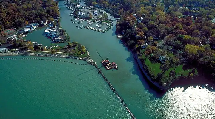A local view of Rocky River, OH