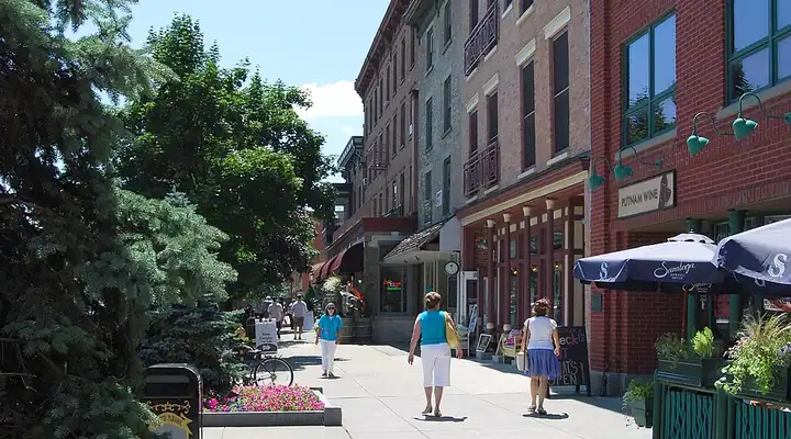 A local view of Saratoga Springs, NY
