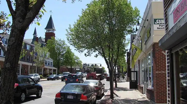 A local view of Walpole, MA