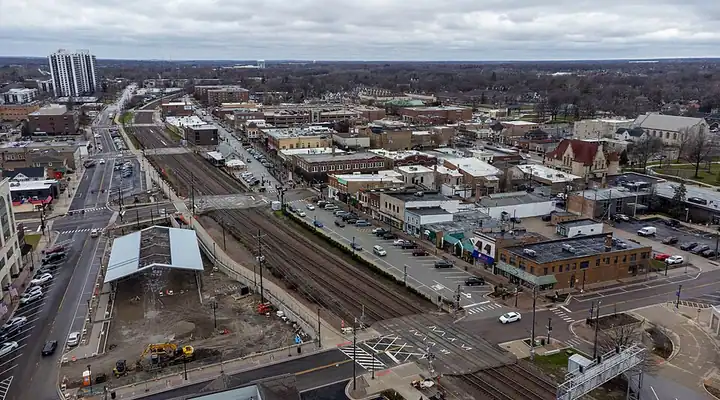 A local view of Wheaton, IL