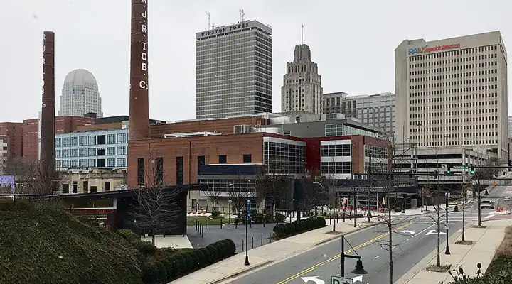 A local view of Winston Salem, NC
