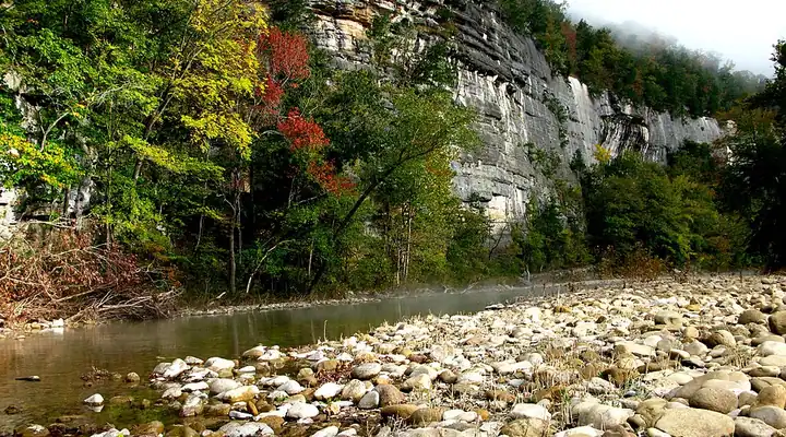 A view of Buffalo National River in Arkansas