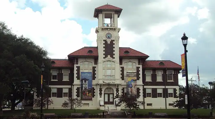 The historic City Hall in Lake Charles, Louisiana