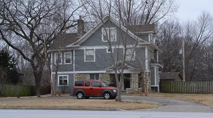 The historic Lot K house in Merriam, Kansas