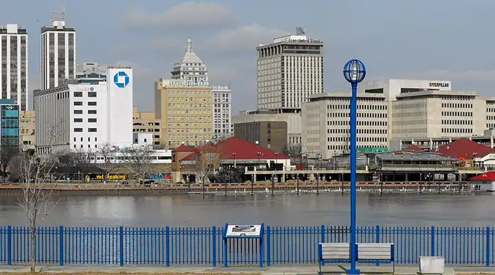 A local view of Peoria, IL