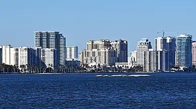 A local view of West Palm Beach, FL